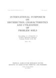 Distribution, characteristics and utilization of problem soils