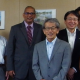 Dr. Mohammad Ibrahim, DG, CATIE, Dr. Masa Iwanaga, President, JIRCAS, & Mr. Osamu Koyama, Vice President, JIRCAS