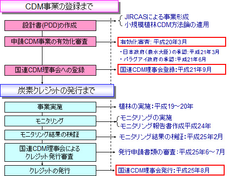 図1 CDM事業の実施手順