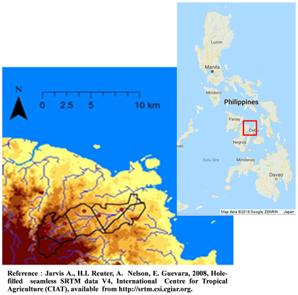 Fig. 1. Research area（Sagay City, Northern Negros Island） 