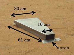 Fig. 1 Appearance of the AMS equipment at the study site.