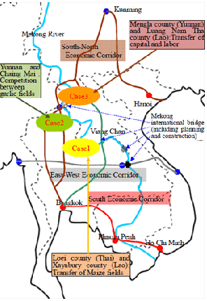 Fig. 1. GMS and Research sites