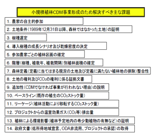 図2．植林CDM事業の要件