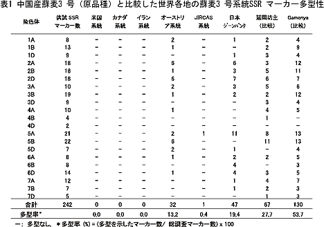 表1