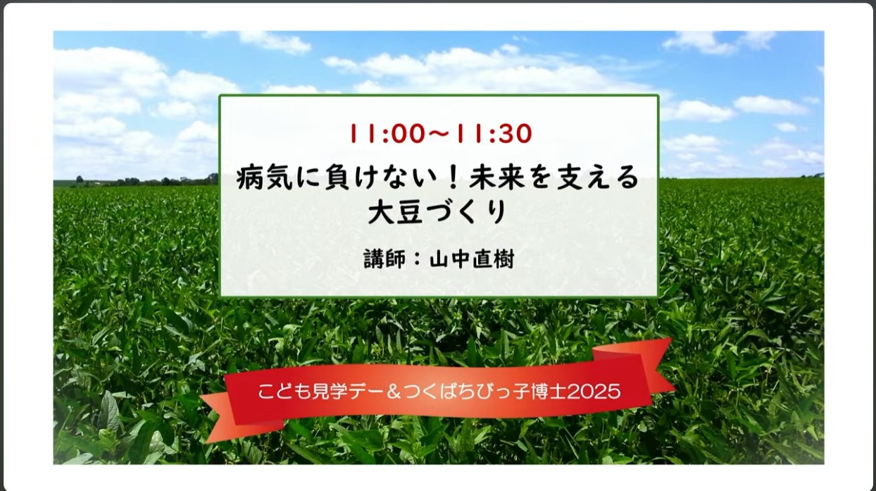 病気に負けない！未来を支える大豆づくり