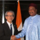 イスフ・ニジェール共和国大統領と岩永理事長によるバイ会談