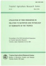 Tropical agriculture research series Tropical agriculture research series